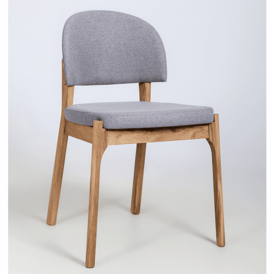 Chaise en bois massif de chêne revêtement